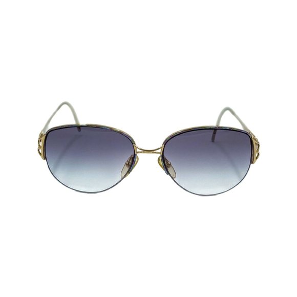 80s 90s CHRISTIAN DIOR Sunglasses Eyewear Gold Metal Frames Black Gradient Lens main image 7